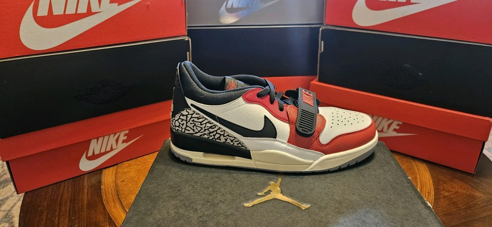 Scarpe Nike Air Jordan Legacy 312 basse da uomo taglia 10 rosso fuoco #CD7069 160 sneakers