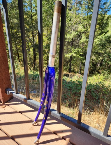 RARE 1" Threaded Greg LeMond Aluminum Alloy 700c Road Bike Fork US USA America - Picture 3 of 4