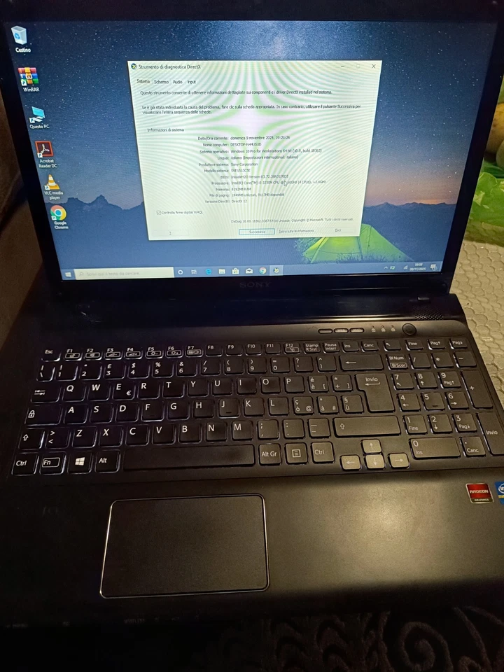 sony vaio I5 Usato Poco ---sve151g17M--- - Immagine 2 di 4