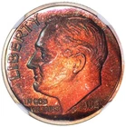 1962 Toned Roosevelt Dime Proof NGC PF 66 PR Toning Silver Coin 10C