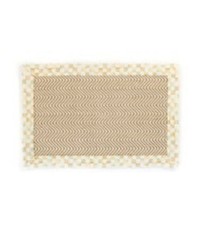 MacKenzie Childs Retired Parchment Check Rug 2 x 3 NIB