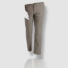 $60 Alfani Men's Gray Tech Chino Pants Size 38W-30L
