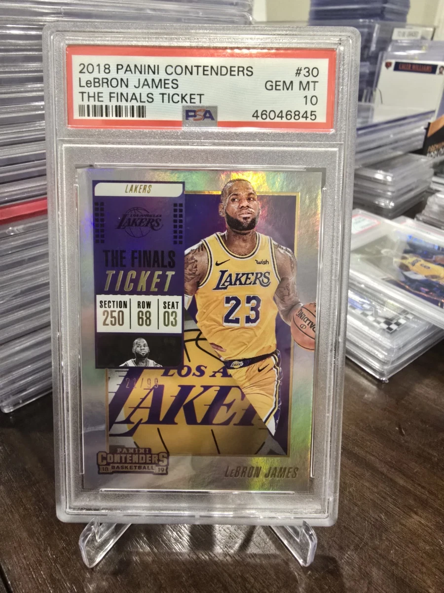 Panini LeBron James 10 Graded Basketball Sports Trading Cards
