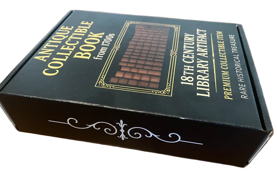 Old Book from 1700s - Luxury Gift Box - with Certificate of Authenticity - Image 2 of 4