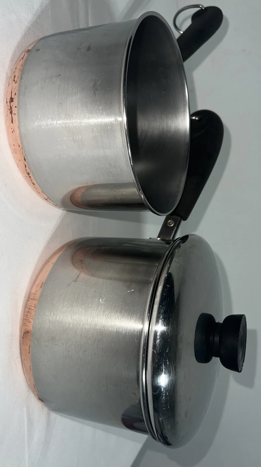 Vintage Revere Ware 2 QT Copper Bottom Sauce Pan 1 1 /2 Qt Pot Without Lid1801
