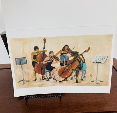 Vintage 2002 Annie Lee & Friends Art Print Note Card ON Q