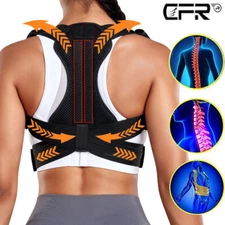 Adjustable Posture Corrector Back Support Shoulder Brace Belt Splint Men Women