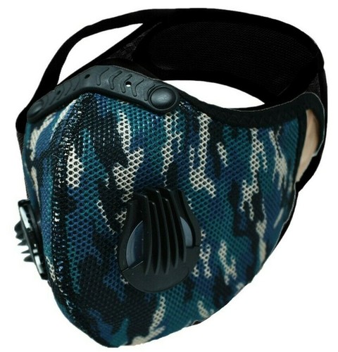 Reusable Face Mask Breathing Valves Sports Cycling Outdoor Active Carbon Filter - Picture 26 of 30