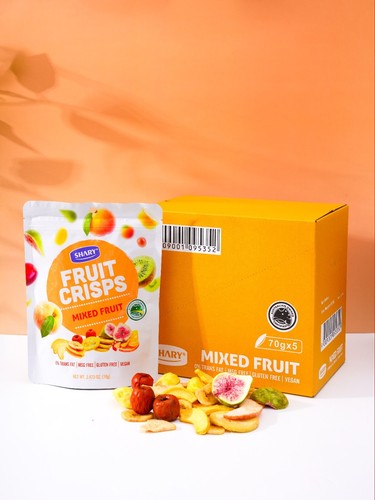 SHARY Mixed Fruit Crisps 5*70g