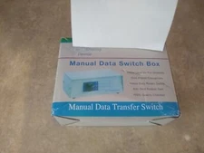 KENTEK 4-WAY DB9 DATA TRANSFER SWITCH BOX RS232 9 PIN SERIAL PRINTE UC3-5