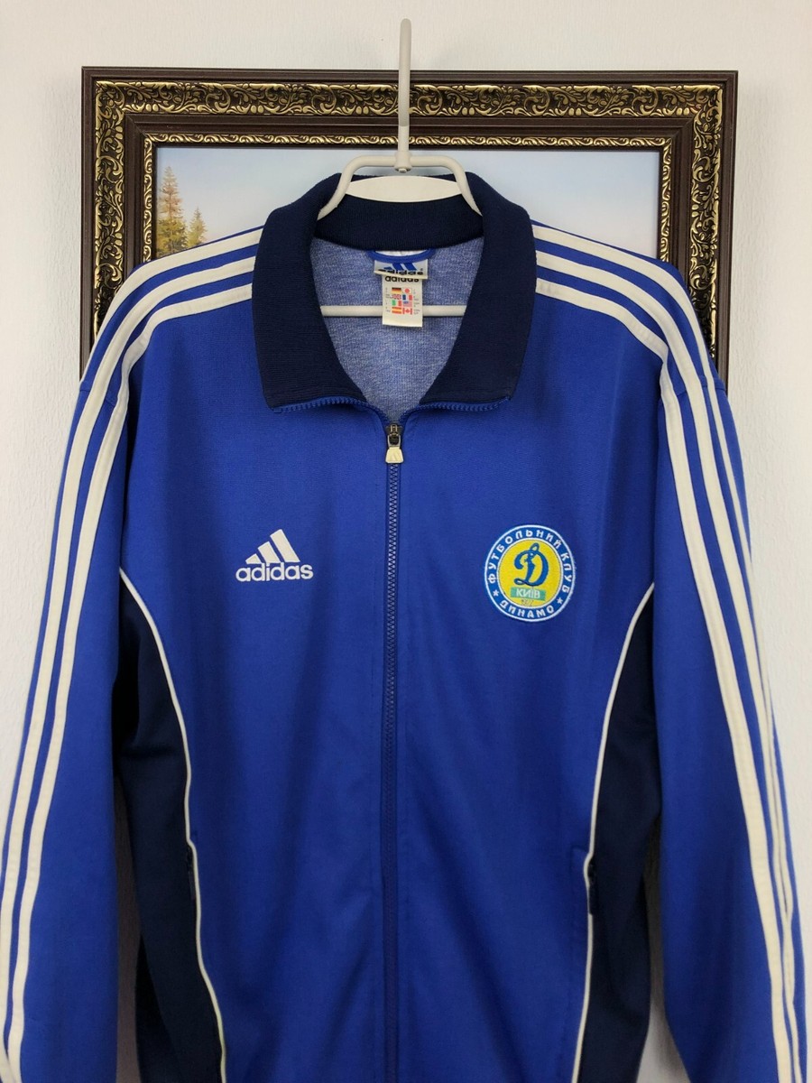 Dynamo Kiev Vintage 90's Football Jacket Soccer Track Top Adidas
