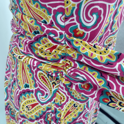BODEN Evangeline Jersey Paisley Printed Wrap Dress Size 8 | eBay