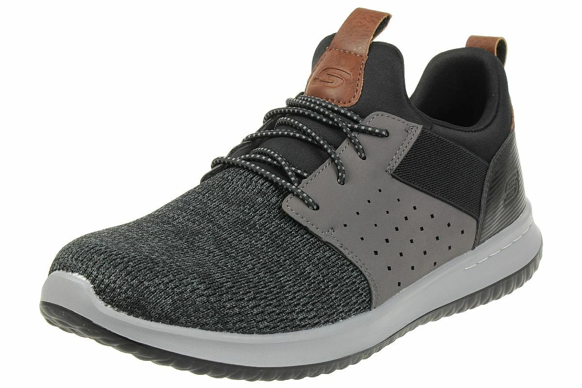 Skechers air cooled memory foam herren schwarz cheap