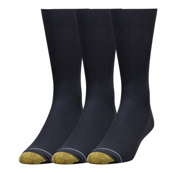 Gold Toe Men's Socks Metropolitan OTC Navy 3pairs for sale online eBay