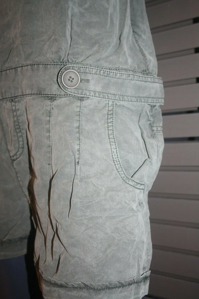 BLEND SHE of America Jumpsuit Kurzoverall oliv neu Lyocell Sommer Romper - Bild 3 von 4