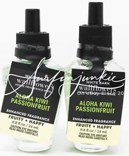 Bath & Body Works Aloha Kiwi Passionfruit Wallflower Bulb Refill Plug In 2 Piece