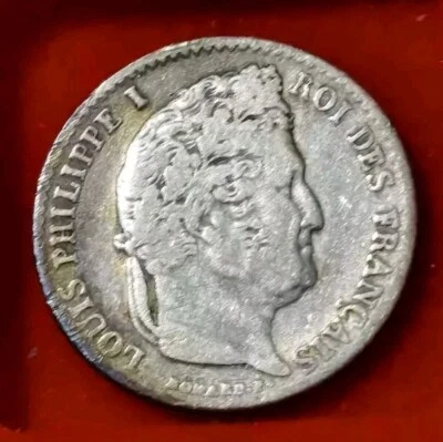 Louis Philippe 1er 1/4 de Franc - 1833 W LILLE TTB - Photo 1/2