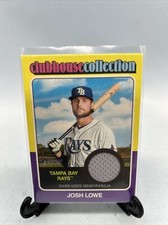2024 TOPPS Heritage Baseball Clubhouse Collection Jersey JOSH LOWE Tampa Bay Ray