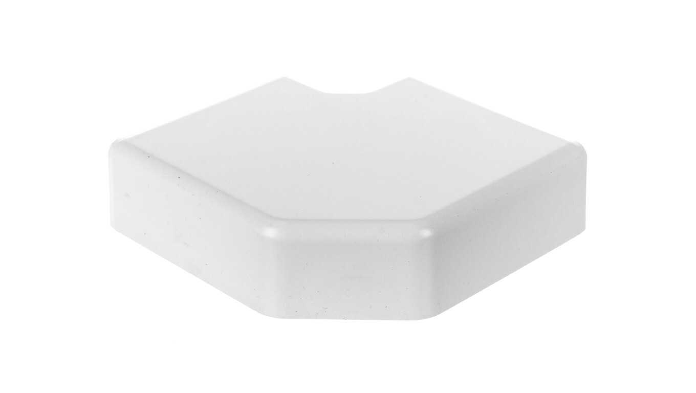 Angled cover EKD 100x40mm white 8513 /T2UK
