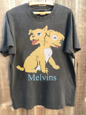 T-shirt Unisexe Classique Melvins - Noir, Coupe Régulière, Manches Courtes, Fabriqué Aux États-Unis, Tailles S-5XL, Neuf Avec étiquettes