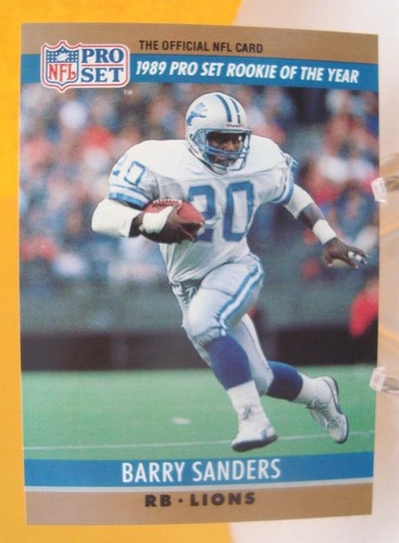 Barry Sanders #144 1991 Pacific card
