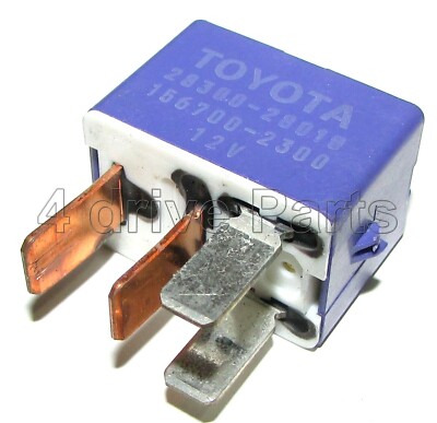 Genuine Toyota & Lexus 4-Pin Purple Starter Relay 28300-28010 Denso 156700-2300