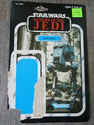 AT-ST Driver 77 Back ROTJ Vintage Cardback FULL CARD Star Wars WD