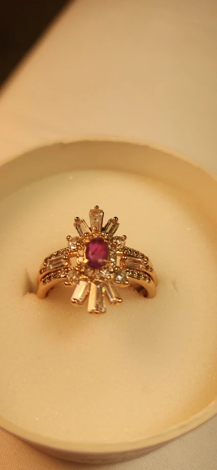 Anillo Bomb Party RBP6339 “Vida por la que vale la pena luchar” Concientización sobre el linfoma Talla 10 Foto 4 de 4