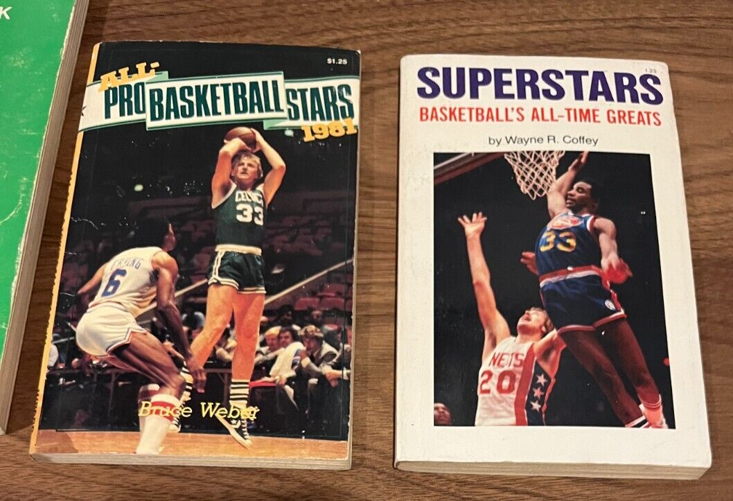 9 DIFF Vintage NBA Basketball Books 1970s80s Bird Magic Jordan Globtrotters +++ eBay