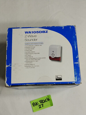 Linear WA105DBZ Z-Wave Sounder New-Old Stock