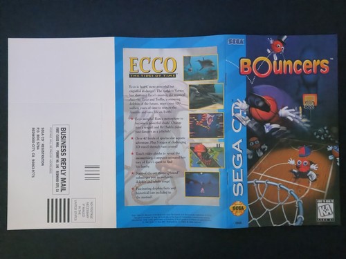 Bouncers (Sega CD System, 1994) Authentic & Complete With Registration Card! - Picture 9 of 24