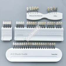 Dental A-D Shade Guide Bleach Teeth Natural Die Porcelain Custom Ivoclar Type
