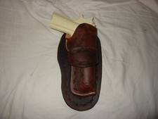 Right Hand Mexican Loop Holster for Colt 1911, New, brown, hand tooled