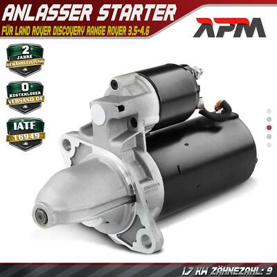 Anlasser Starter 2kw 9 Zähnez. für Land Rover Discovery Range Rover 3.5-4.6L