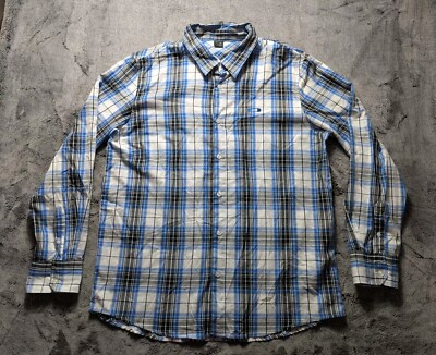 oakley dress shirts Oakley Long Sleeve Button Up Shirt Men's Size XL Plaid
