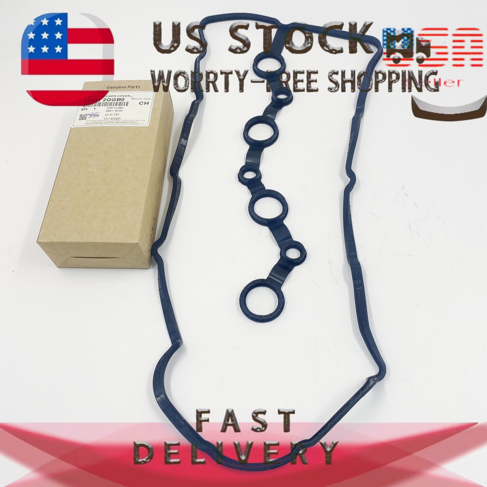 Valve Cover Gasket 22441-2GGB0 Fit for 2015-20 Hyundai Sonata Santa Fe 2.0L 2.4L