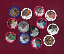 2014 Topps MLB Chipz Poker Chips Gold, Magnetic, Glow in the Dark - You Pick