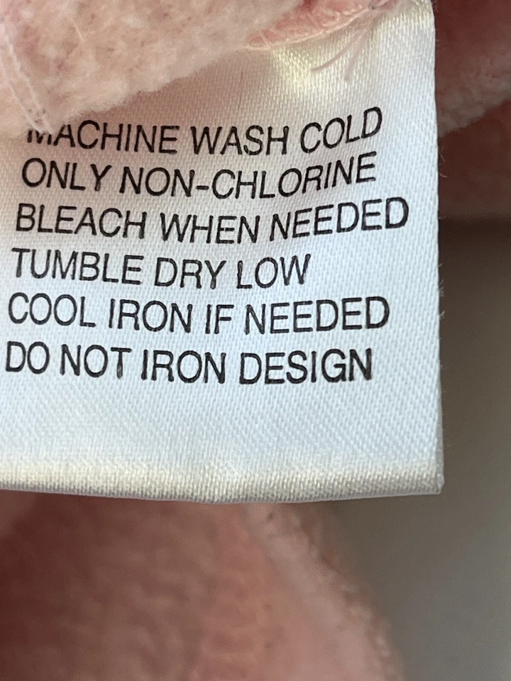 Chaqueta polar con capucha y cremallera completa Disney para mujer L Tinker Bell rosa bordada Foto 4 de 4