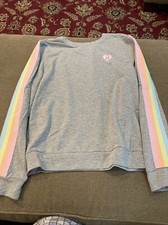 Girls Size L Hurley Active Long Sleeve T-Shirt DK Gray Heather AH 