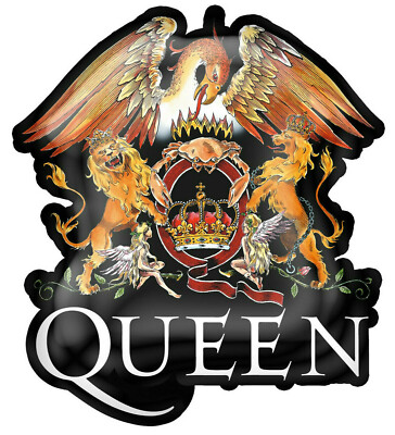 QUEEN METALL PIN # 6 A NIGHT AT THE OPERA CREST LOGO ANSTECKER BADGE 4x3cm