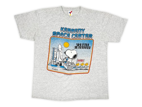 Vintage Snoopy Shirt Kennedy Space 