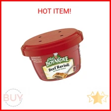Chef Boyardee Beef Ravioli in Pasta Sauce, Microwave Food, 7.5 OZ Microwaveable 