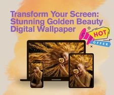 digital image picture photo wallpaper Golden Beauty Perfect for Desktop and Mobi