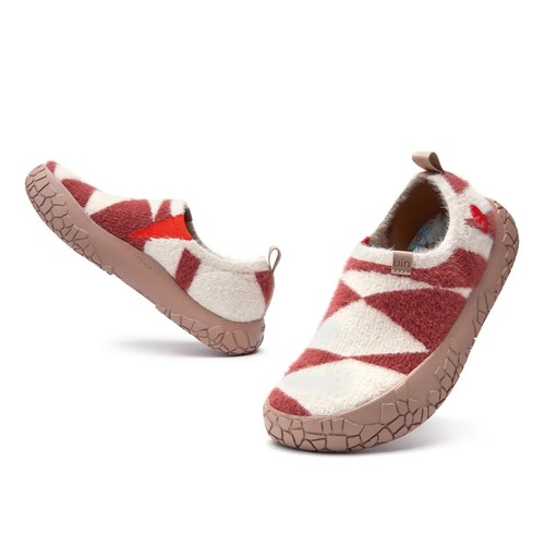 Women Size 5-11 UIN Slip On Shoes Canvas Comfortable Loafer "Toledo 4-Berry Pie" - Picture 8 of 8