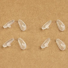 4 Pairs Clear Replacement Nose Pads Piece for Oakley Tincup OX3184 Eyeglasses