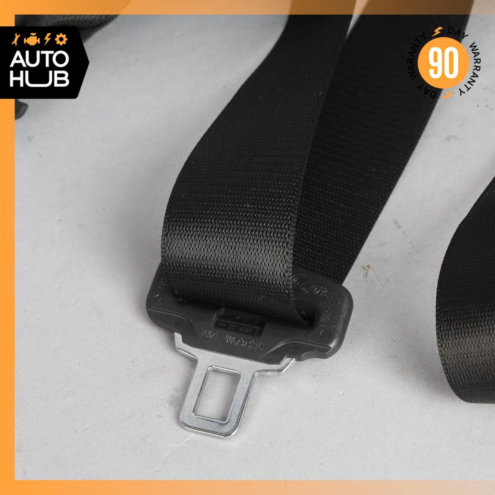 17-20 Maserati Levante S M161 Rear Left or Right Side Seatbelt Black OEM
