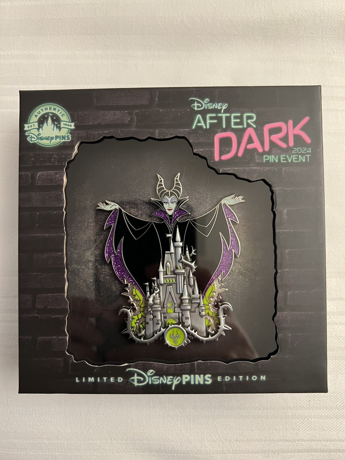Disney After Dark 2024 Villain Castle Takeover Mini Jumbo Maleficent Pin LE 500