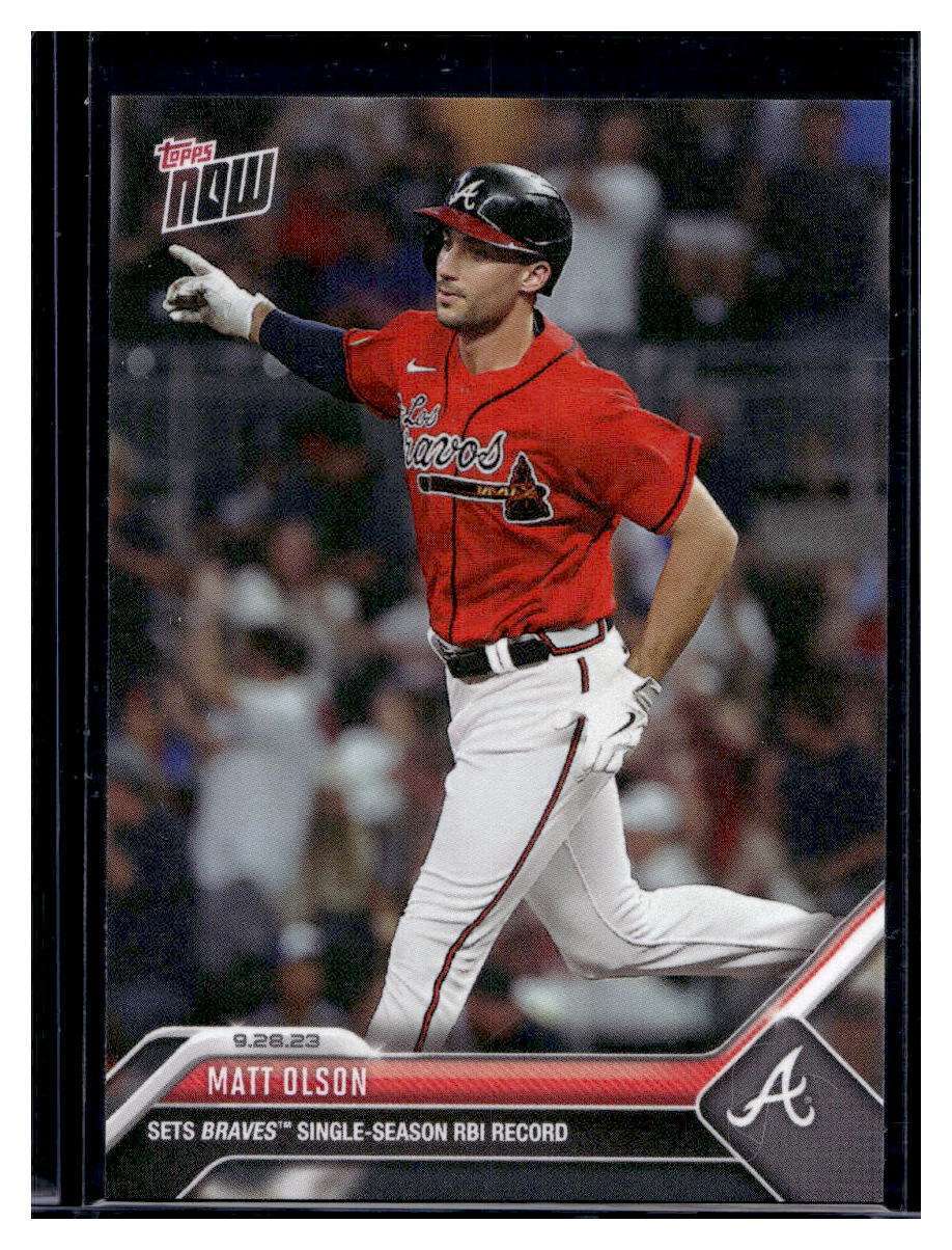 2023 Topps Now #932 Matt Olson Base Card (Qty)