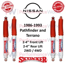 Skyjacker Shocks Set 2-4" Front & Rear Lift For 86-93 Nissan Pathfinder 2WD 4WD