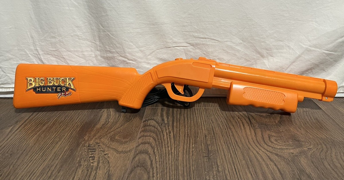 Big Buck Hunter Pro Plug Play TV Video Game Gun Orange Gun  Only